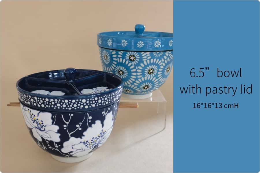 6.5 inch covered bowl
