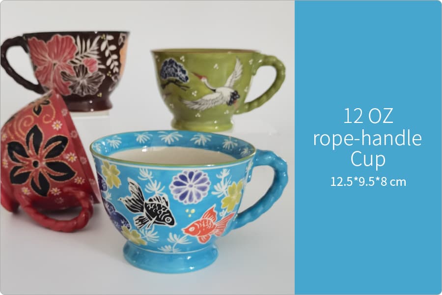 12oz handle mug